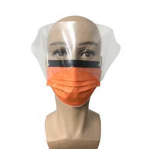 Нетканая противотуманная маска для лица с черным антибликовым ремешком